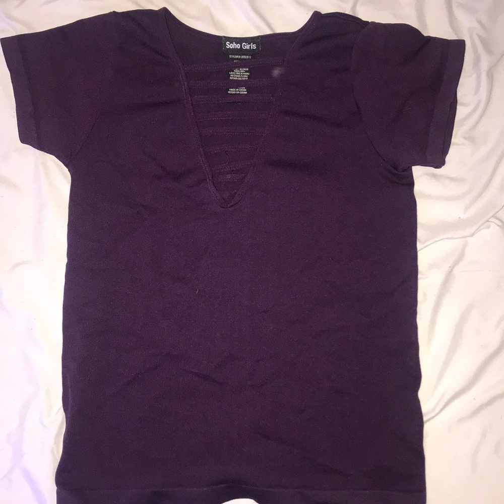 Purple shirt